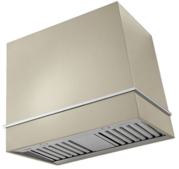 AGA Loge 36" Fawn Wall Mounted Range Hood with Polished Chrome Trim-0