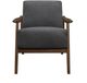 Mazin Furniture Carlson Dark Gray Upholstered Accent Chair-1