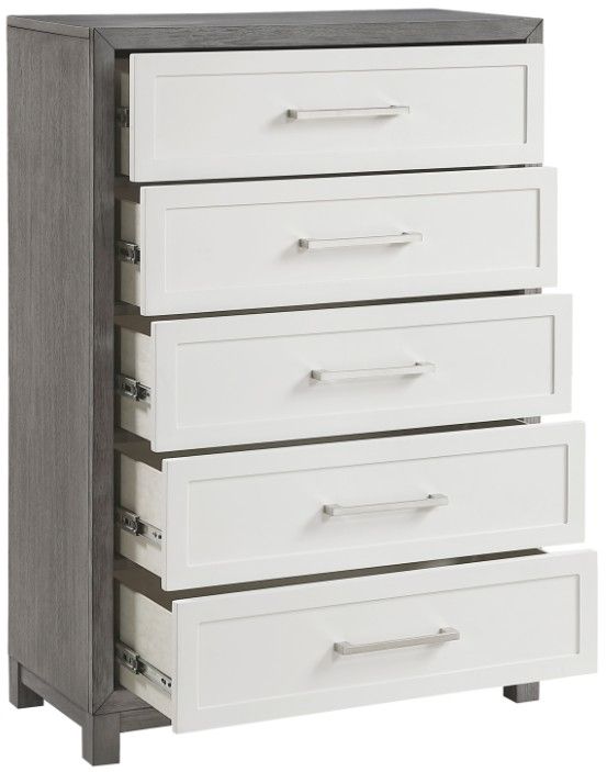 Homelegance® Rowan Gray/Ivory Chest-3