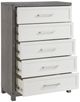 Homelegance® Rowan Gray/Ivory Chest-3
