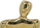 A & B Home Gold Ceramic Abstract Accent Vase-1