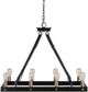 Uttermost Marlow 8 Light Antique Bronze  Rectangle Chandelier-3