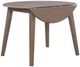 John Thomas Furniture® Dining Essentials Taupe Gray Round Drop Leaf Table-0