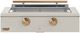 Caliber™ Rockwell Social 2-Burner Antique White Built-In Liquid Propane Grill with Gold Hardware-0