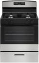 Amana® 30" Stainless Steel Freestanding Gas Range with Bake Assist Temps-0