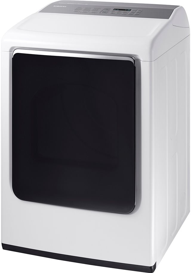 Samsung 7.4 Cu. Ft. White Front Load Gas Dryer-3