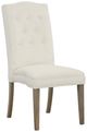 Fairfield® Customizable Entree Dining Camel Tall Back Armless Stack Chair with Buttons-0