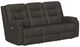 Flexsteel® Customizable Arlo Leather Power Reclining Sofa with Power Headrest and Lumbar-3