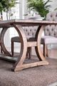 Furniture of America® Gianna 7-Piece Ivory & Rustic Pine Dining Set-4