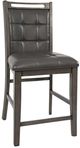 Jofran Inc. Manchester 7-Piece Gray/Warm Wood Counter Dining Set-3