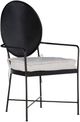 Hooker® Furniture Ciao Bella Aged Bronze/Tuscan White Dining Arm Chair-0