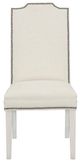 Fairfield® Customizable Entree Dining Empire Tall Back Dining Chair with Linen Legs-1