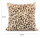 TOV Furniture by TOV Decor Leopard Print Goatskin 20" Pillow-3