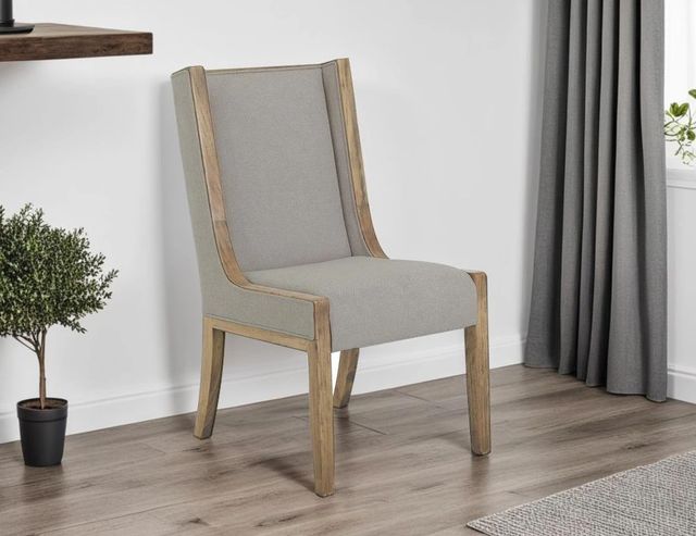 International Furniture Direct Balam Ivory Side Chair-1