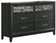 New Classic® Home Furnishings Obsidian Black Dresser-0