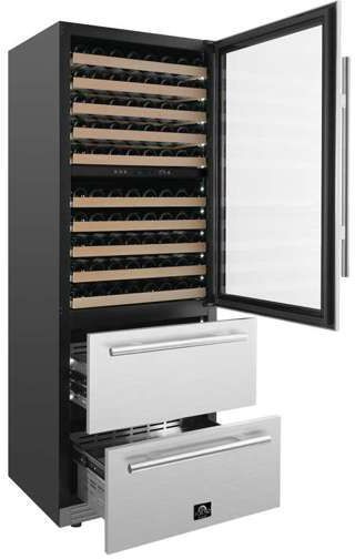 FORNO® Celano Alta Qualita 21.3 Cu. Ft. Stainless Steel Wine Column-4