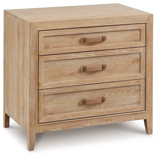 Bassett® Furniture Courtland Blonde Oak Nightstand-0