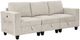 Homelegance® Walterboro Beige 89'' Sofa with Storage and Charging Ports-0
