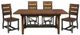 Mazin Furniture Holverson 5 Piece Rustic Brown/Gunmetal Dining Table Set-0