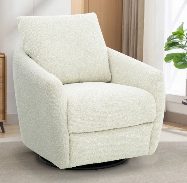BarcaLounger® Morrow Stella-Pearl Power Swivel Recliner-2