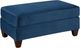 Affordable Furniture 7700 Velour Navy Cocktail Ottoman-0