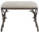 Uttermost® Lismore Off-White Small Bench-3