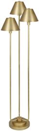 Crestview Collection Ansel Gold Floor Lamp-0
