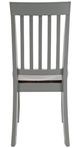 Jofran Inc. Decatur Lane Autumn Brown/Gray Slatback Side Chair-2