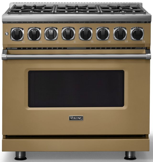 Viking® 7 Series 36" Golden Hour Pro Style Dual Fuel Range-0
