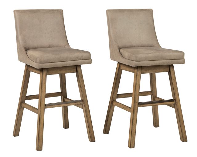 Signature Design by Ashley® Tallenger 2-Piece Beige Bar Stool Set-0