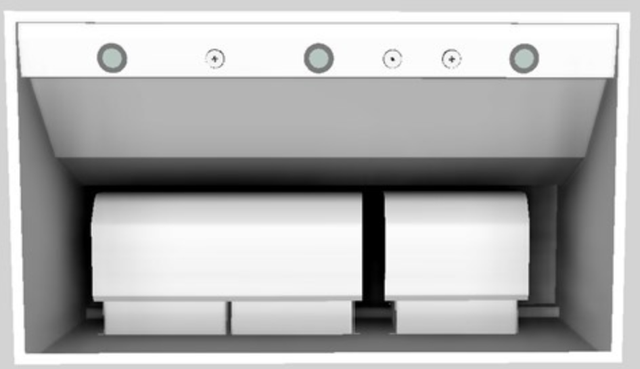 Vent-A-Hood® 42" White Wall Mounted Range Hood-3