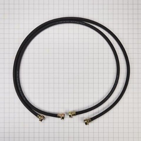 Whirlpool® 2-Piece Black Washer Fill Hoses Set-1
