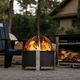 Breeo® 27.5" Corten Steel Metal Outdoor Round Wood Fire Pit -1