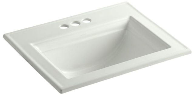 Kohler Memoirs® Stately Dune 22.75" Centerset Rectangular Drop-In Bathroom Sink-0