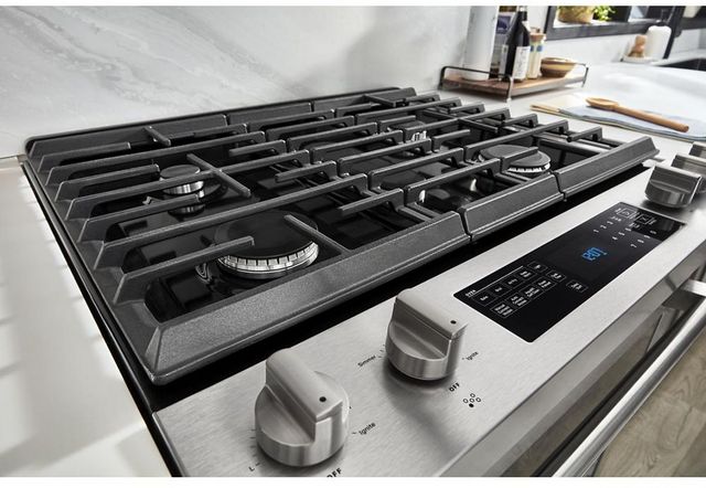 Maytag® 30" Fingerprint Resistant Stainless Steel Slide In Gas Range -6
