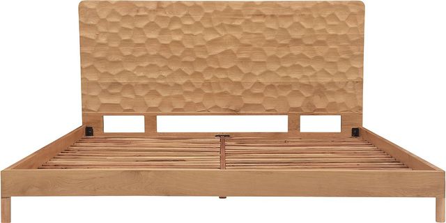Moe's Home Collection Misaki Natural Queen Panel Bed-1