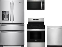 Whirlpool® 4 Piece Stainless Steel Kitchen Package
