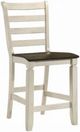 ACME Furniture Tasnim 2-Piece Antique White/Oak Counter Chair Set-0