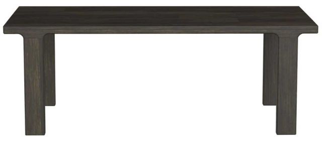 International Furniture Direct Dark Mezquite Black Dining Table-2