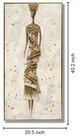 Classy Living Mindful Textured Regal Muse Wall Art-2