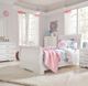 Signature Design by Ashley® Anarasia White Twin Sleigh Bed-2
