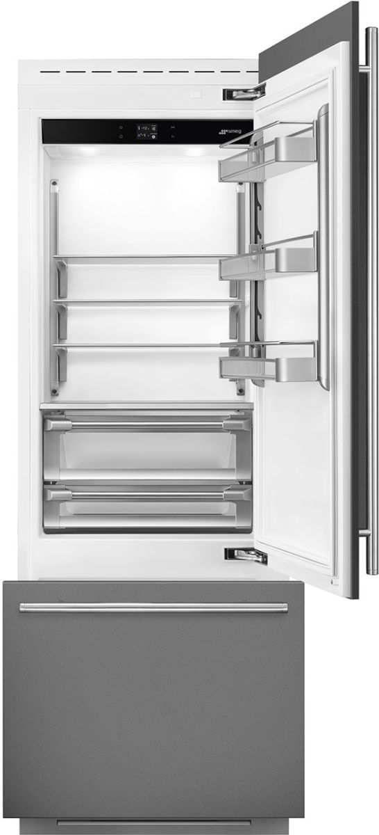 Smeg Universal 30" 15.5 Cu. Ft. Panel Ready Built-In Bottom Freezer Refrigerator-0