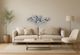 Classy Living Exploding Blue Flowers Wall Decor-1