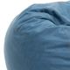 CordaRoy's® Original Slate Grain Faux Leather Queen Bean Bag Chair-2