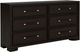 Riverside Furniture Lydia Dark Cabernet 6-Drawer Dresser-0