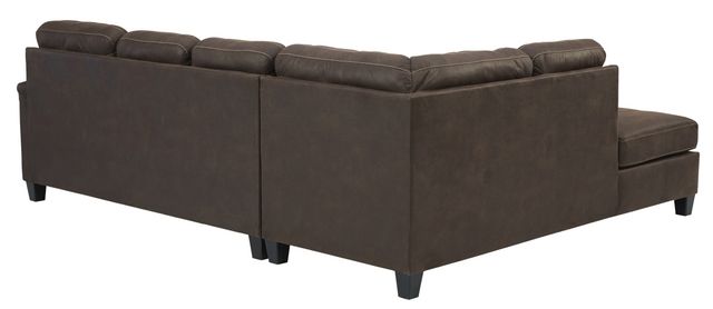Signature Design by Ashley® Navi 2-Piece Chestnut Left-Arm Facing Sofa Sectional and Chaise-3