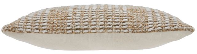 Signature Design by Ashley® Hathby Tan/White Pillow-2