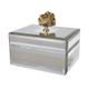 A & B Home Gold/Silver 6" Decorative Box-0