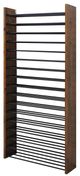Vinotemp® Epicureanist 68 Bottle Walnut Wall Mounted Wine Shelf-5