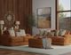 Corinthian Furniture Audubon Stipple Brick Cocktail Ottoman-1
